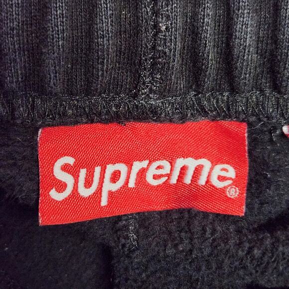 Supreme Patchwork Sweat Pants FW20 Men's SZ M Black - Picture 10 of 16